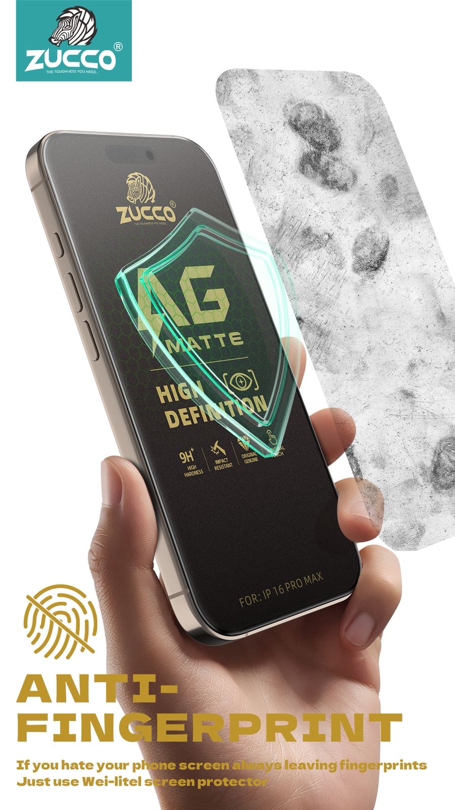 AG Matte Tempered Glass for iPhone (10Pcs)