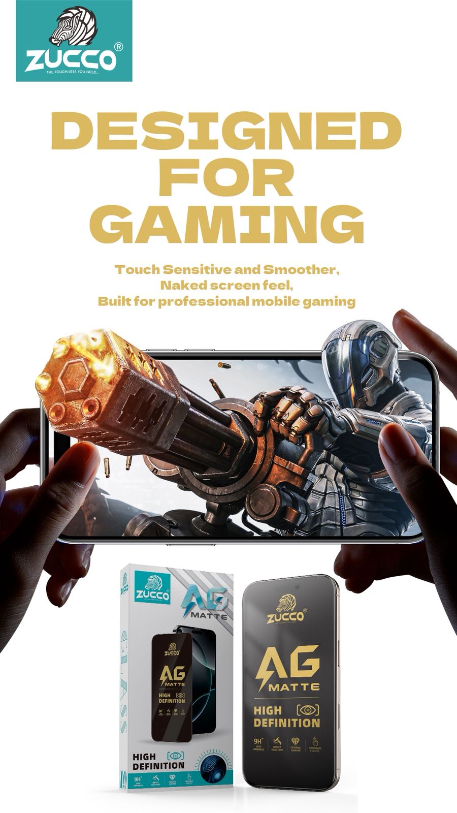 AG Matte Tempered Glass for iPhone (10Pcs)